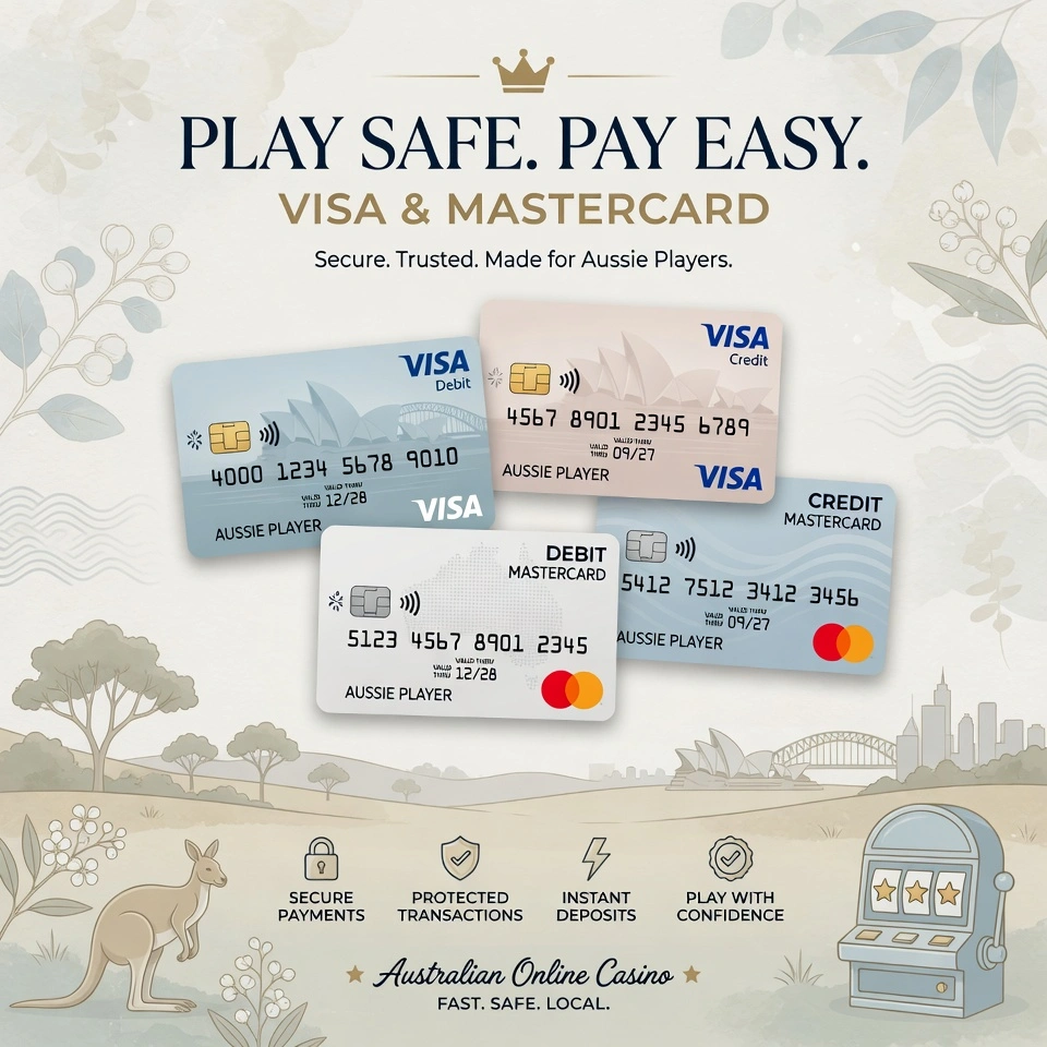 Visa Mastercards Casinos Australia